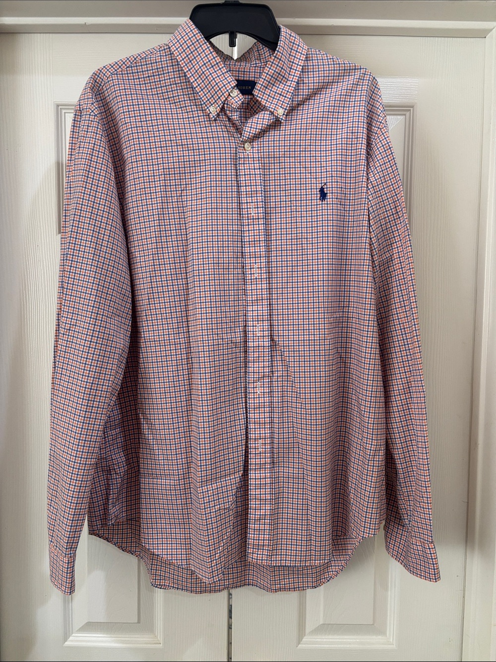 Ralph Lauren Blue & Red Check Button-Down Shirt